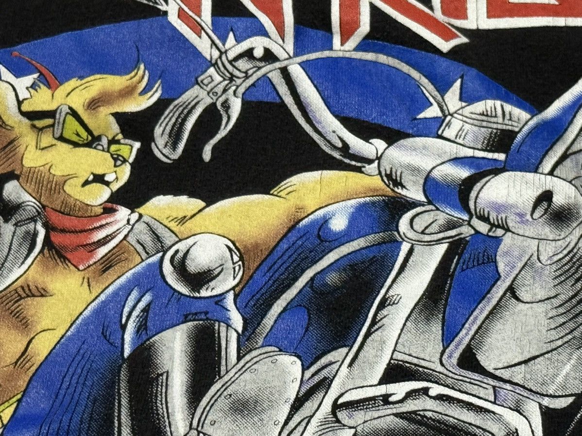 Vintage Vintage 90s Biker Mice from Mars Rock N Ride T Shirt Size US M / EU 48-50 / 2 - 6 Thumbnail