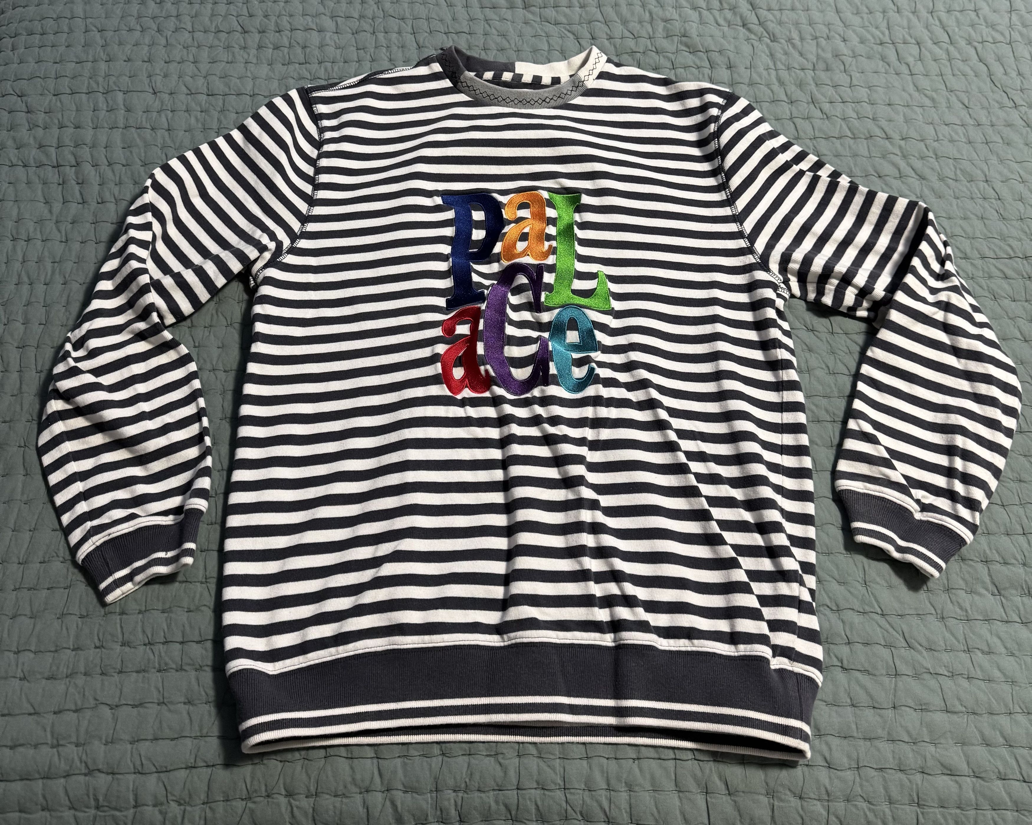 Palace Palace Zig Zag Crewneck Size US S / EU 44-46 / 1 - 3 Thumbnail