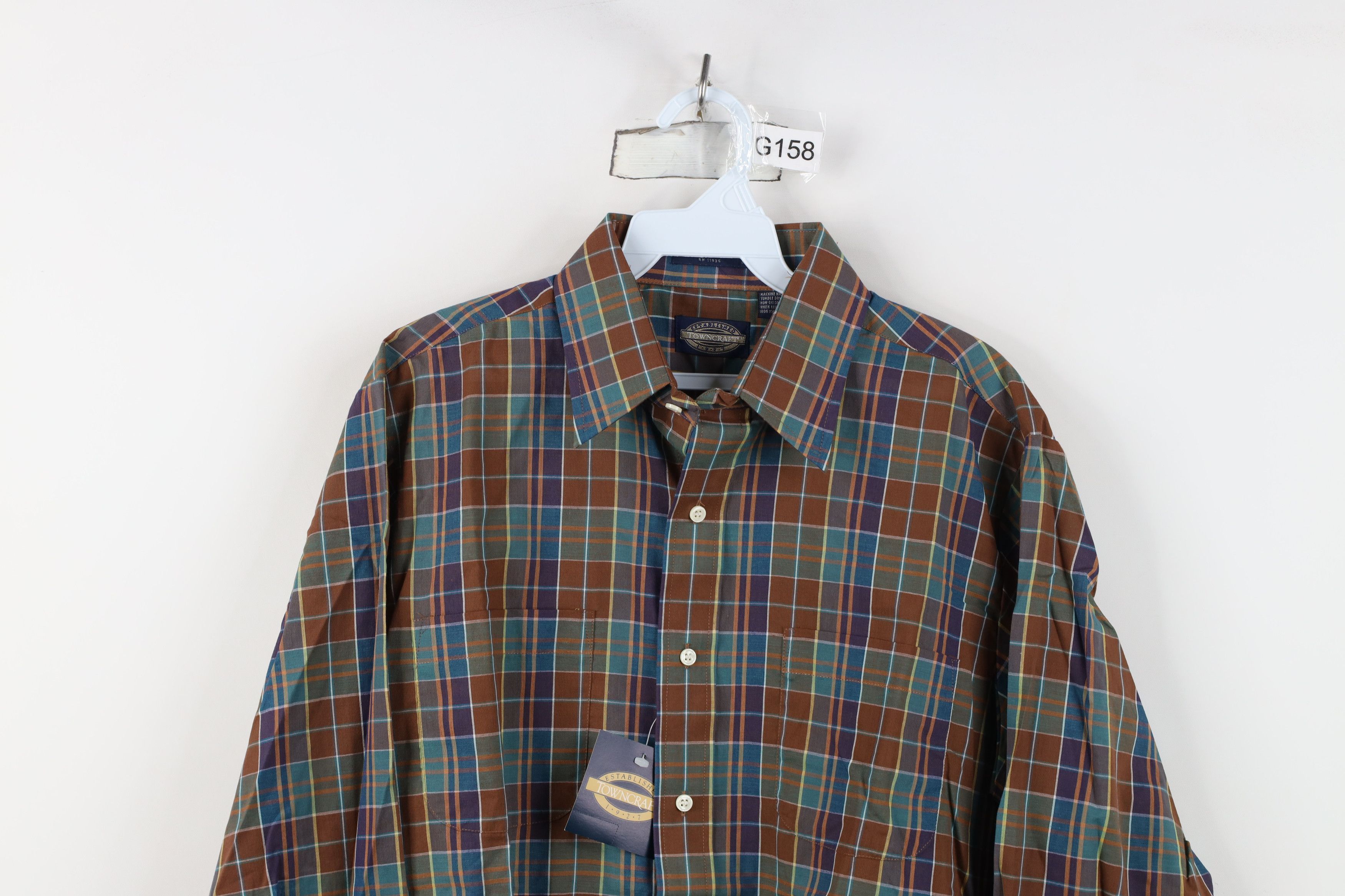 Vintage Vintage 70s 80s Streetwear Madras Collared Button Shirt Size US M / EU 48-50 / 2 - 2 Thumbnail