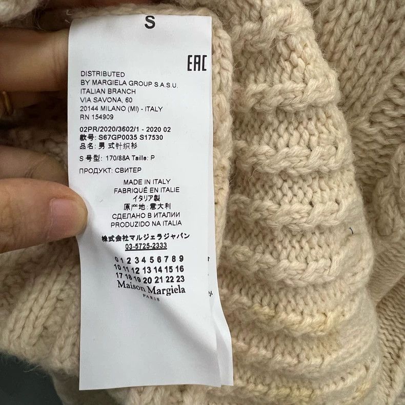 Maison Margiela Maison Margiela Stitching turtleneck sweater 2501-Nextarrow Size US S / EU 44-46 / 1 - 3 Thumbnail