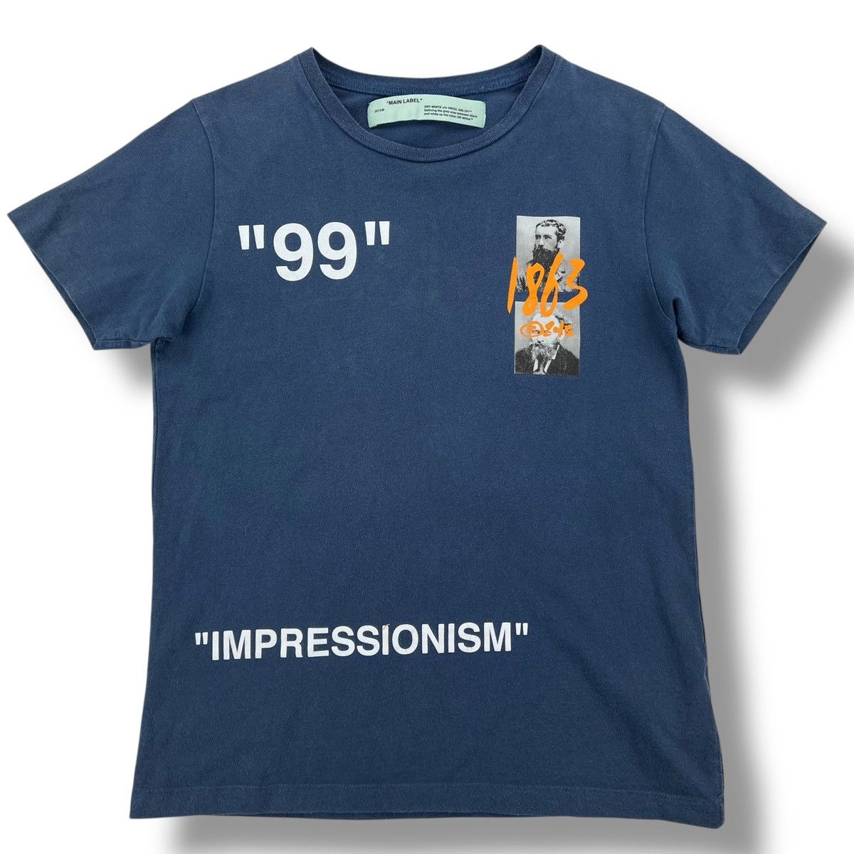 Off-White Off-White Impressionism Boat Blue T Shirt Size US XS / EU 42 / 0 - 3 Thumbnail