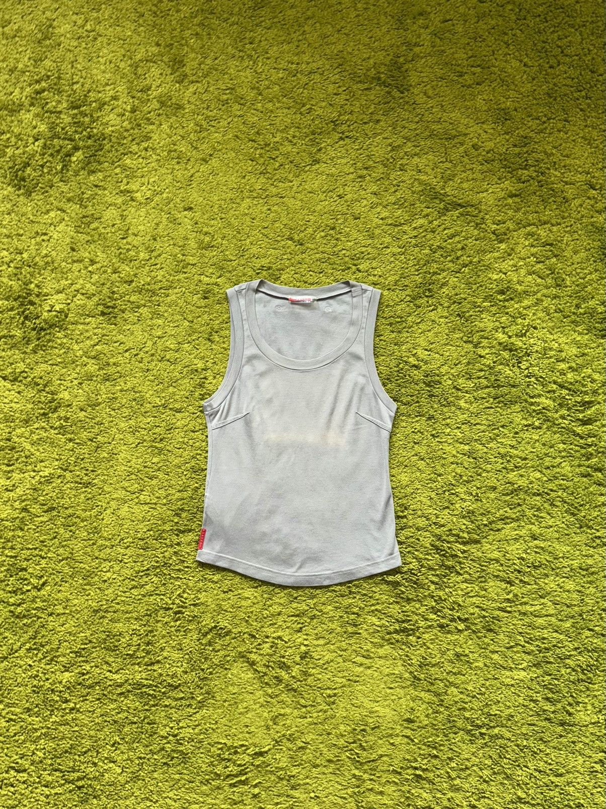 Prada Prada red tab 2000s vintage luxury sun faded tank top Y2K Size S / US 4 / IT 40 - 1 Thumbnail