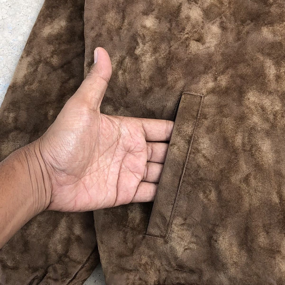 Vintage Vintage CASUAL men’s Suede Sherpa Bomber Jacket Size US L / EU 52-54 / 3 - 6 Thumbnail