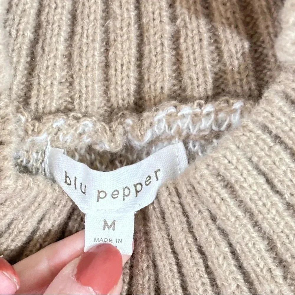 Other Blu Pepper Crew Neck Sweater Size M / US 6-8 / IT 42-44 - 3 Thumbnail