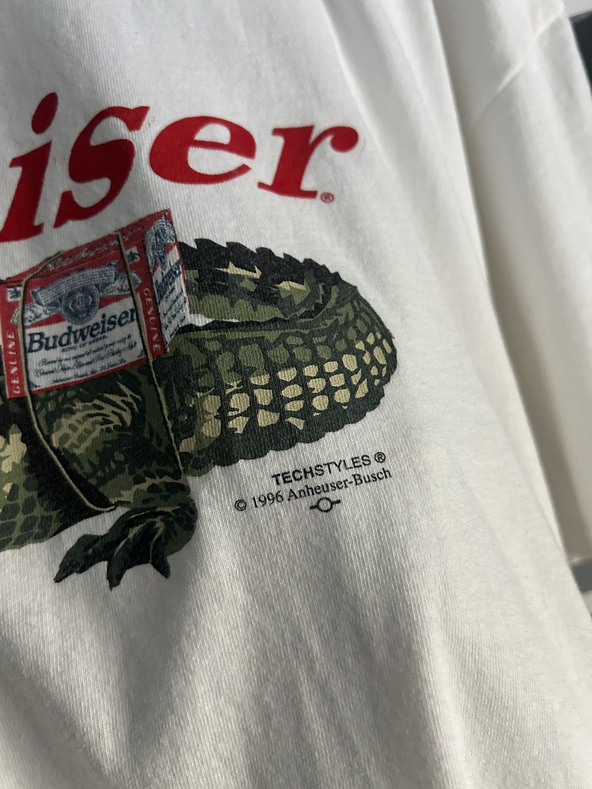 Budweiser × Vintage Vintage Budweiser 1996 t shirt Size US XXL / EU 58 / 5 - 4 Thumbnail