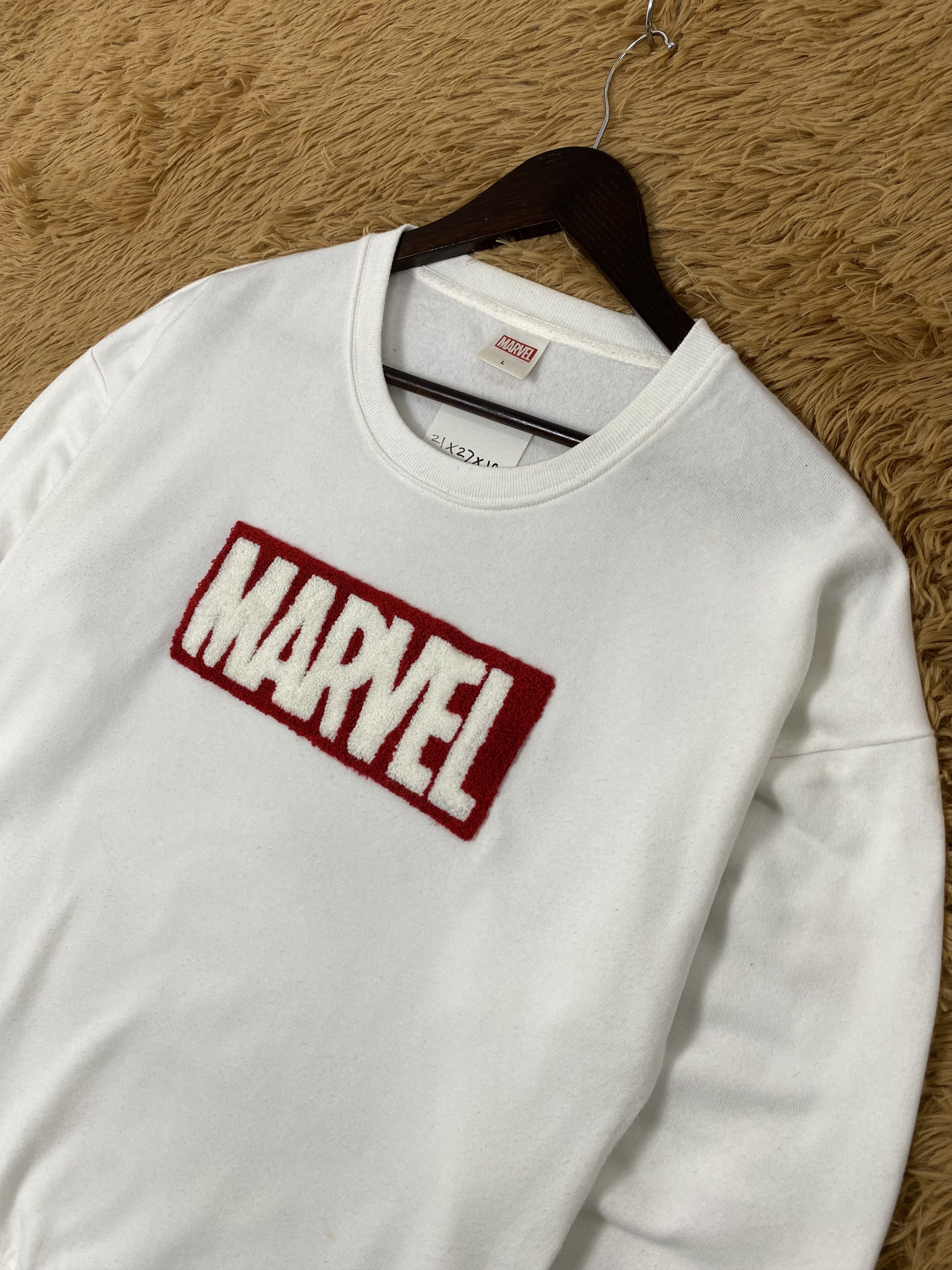 Marvel Comics Vintage Marvel Big Logo Sweatshirts PS0076 Size US M / EU 48-50 / 2 - 2 Thumbnail