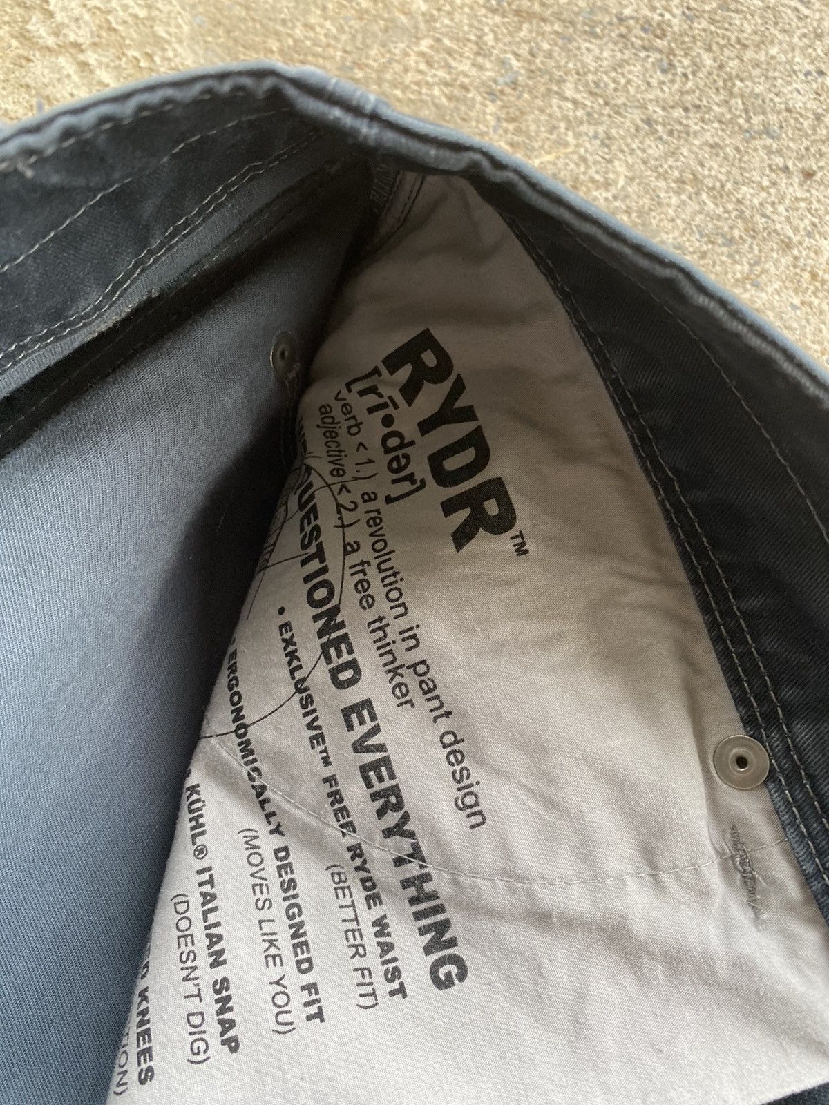 Kuhl × Vintage Kuhl Rydr Vintage Patina Dye Hiking Canvas Pants Size US 42 / EU 58 - 8 Thumbnail
