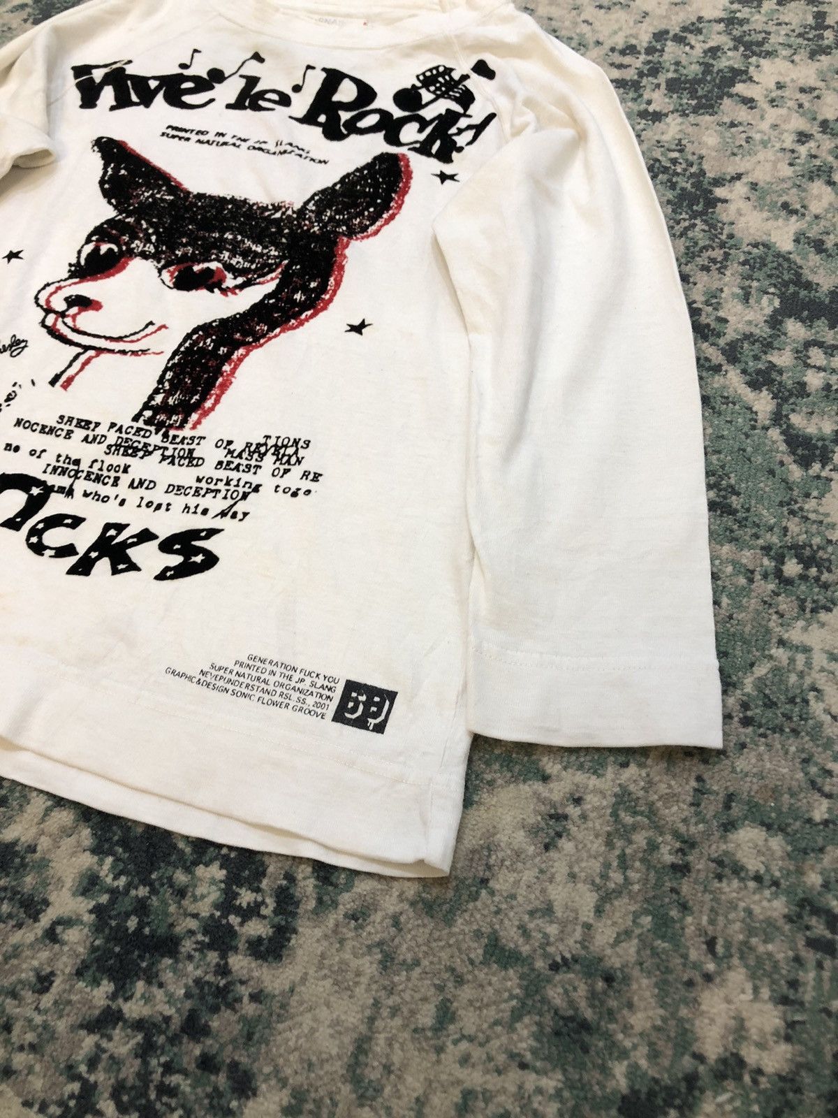 Japanese Brand × Malcolm McLaren × Seditionaries Rna Vive La Rock Muslin Malcom Mclaren Style Size US M / EU 48-50 / 2 - 3 Thumbnail