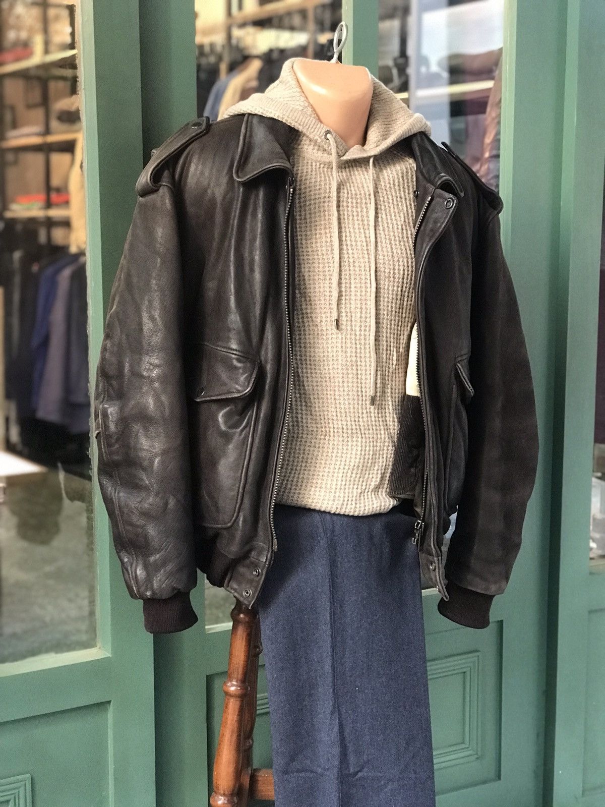 Gap × Other × Vintage VINTAGE CASHMERE WOOL BLEND WAFFLE TEXTURED GAP KNIT HOODIE Size US M / EU 48-50 / 2 - 8 Thumbnail