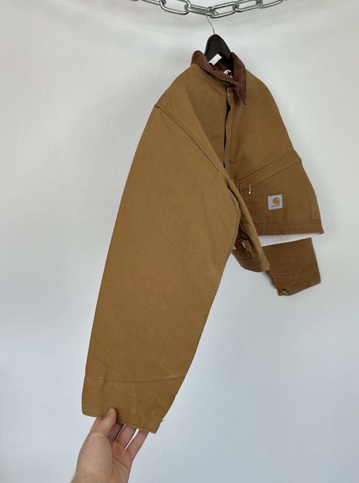 Carhartt Vintage 90s Carhartt Made In USA Cropped Boxy Detroit Jacket Size US S / EU 44-46 / 1 - 10 Thumbnail