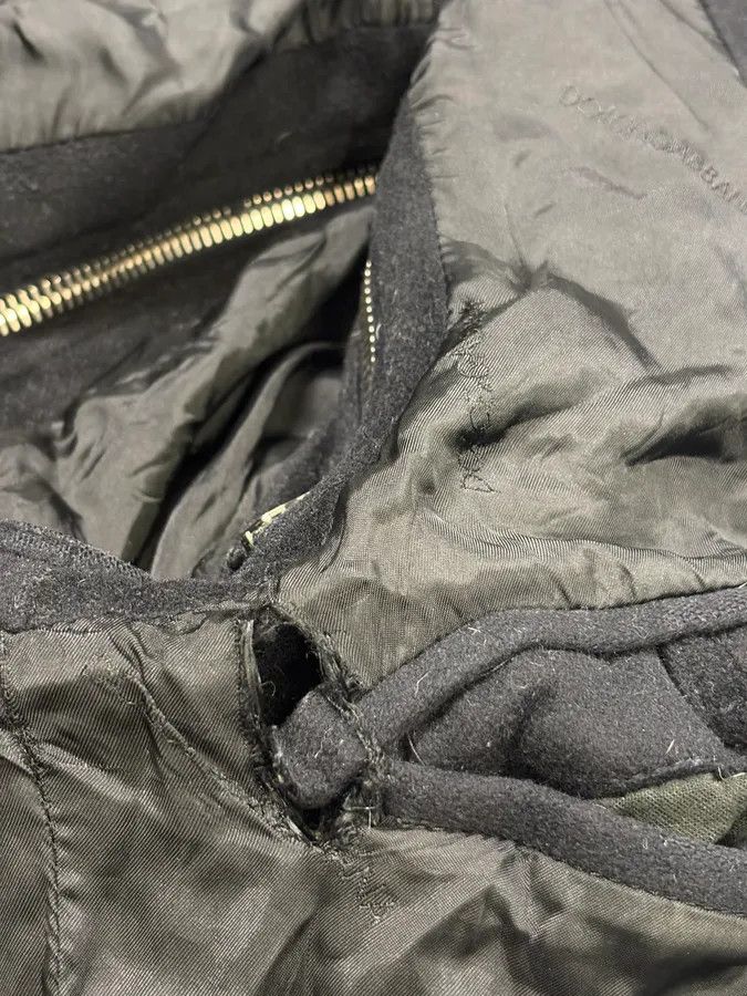 Dolce & Gabbana AW2003 Dolce & Gabbana Black Nylon Detachable Sleeve Bomber Jacket Size US S / EU 44-46 / 1 - 14 Thumbnail