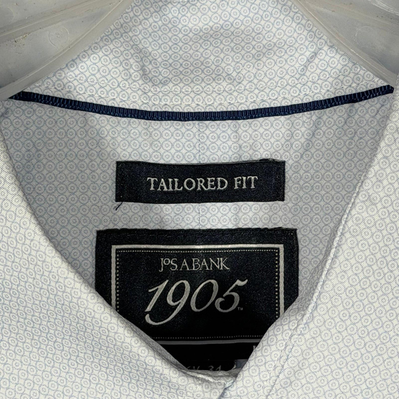 Jos. A. Bank Jos. A. Bank 1905 Tailored Fit Men's Dress Shirt 16 1/2- 34 Size 38R - 3 Thumbnail