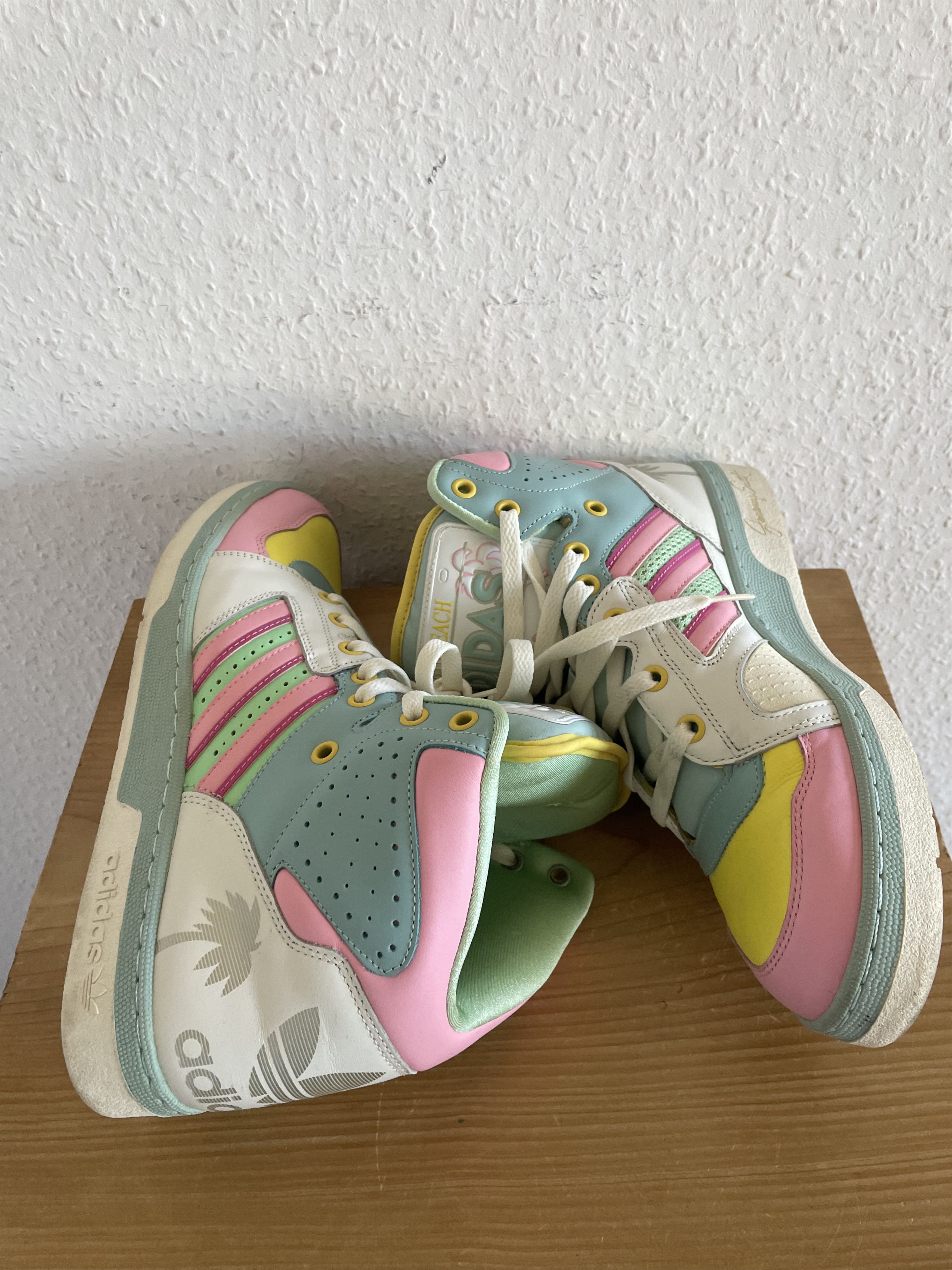 Adidas × Jeremy Scott JS License Plate Miami Sneakers Size US 10.5 / EU 43-44 - 10 Thumbnail