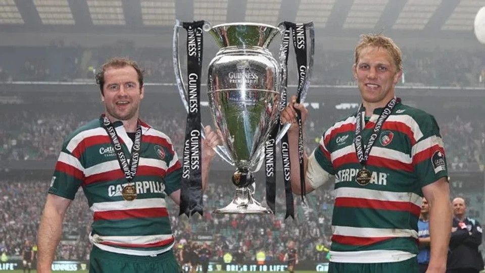 Cotton Traders LEICESTER TIGERS 2006 RUGBY JERSEY VINTAGE ENGLAND RUGBY Size US L / EU 52-54 / 3 - 8 Thumbnail