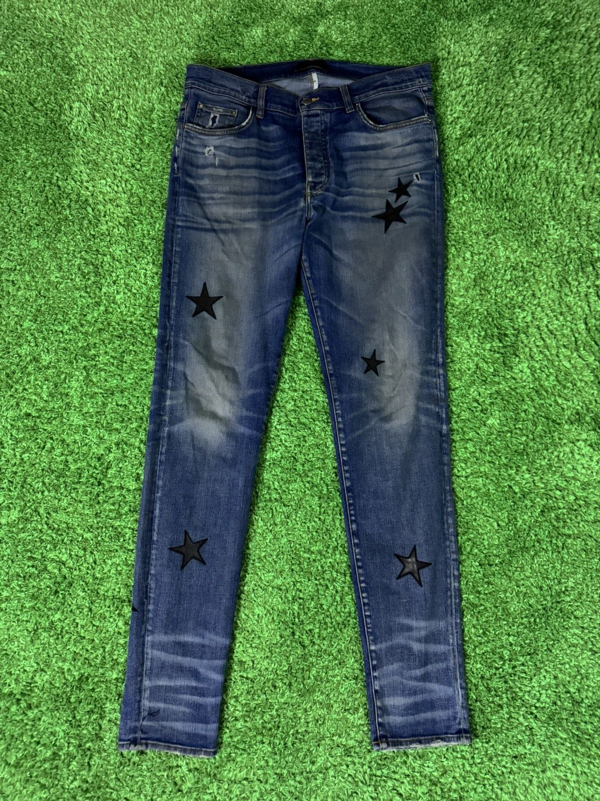 Amiri Chemist Star Patch Denim