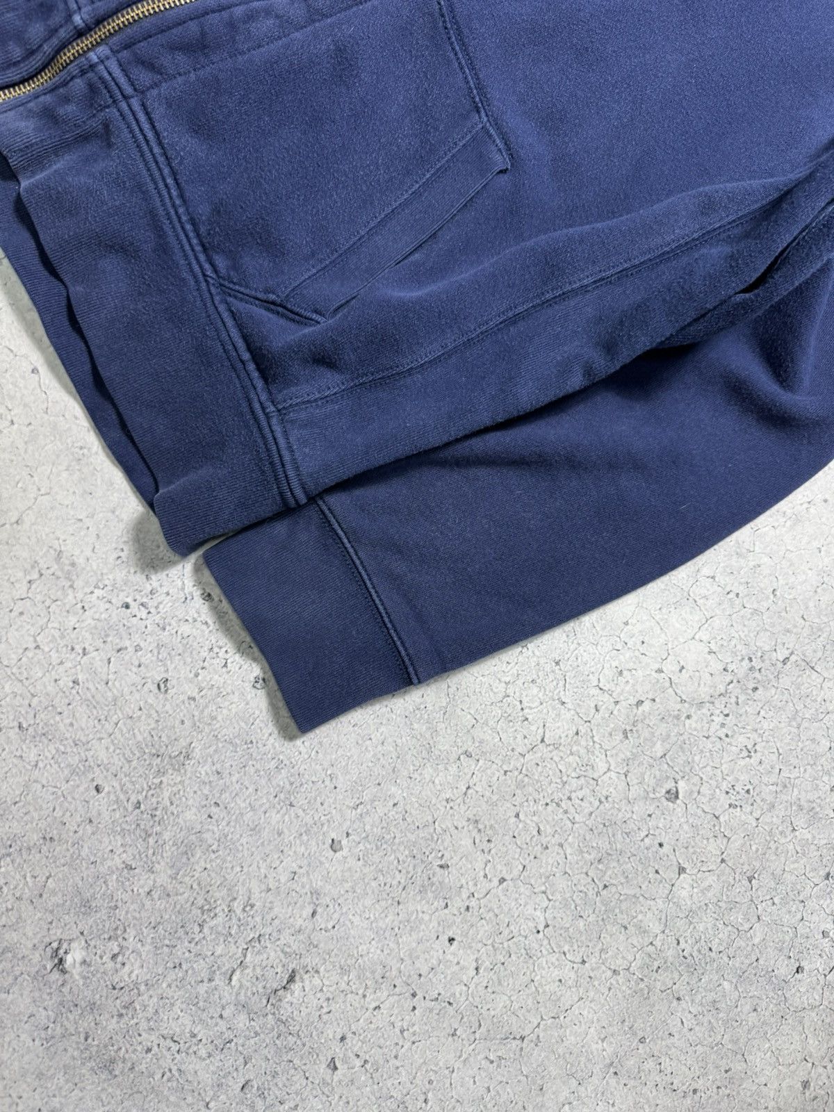 Polo Ralph Lauren × Ralph Lauren × Vintage Vintage Polo Ralph Lauren Navy Full Zip Hoodie Hype PRL Y2K Size US XL / EU 56 / 4 - 4 Thumbnail