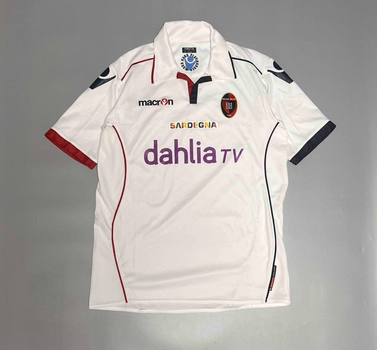 Macron Cagliari Calcio Jersey Macron 2010/11 Size US XL / EU 56 / 4 - 1 Thumbnail