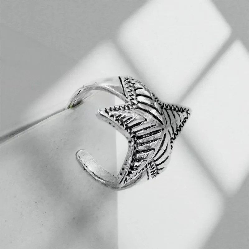 Japanese Brand Retro Star Ring Size ONE SIZE - 6 Thumbnail