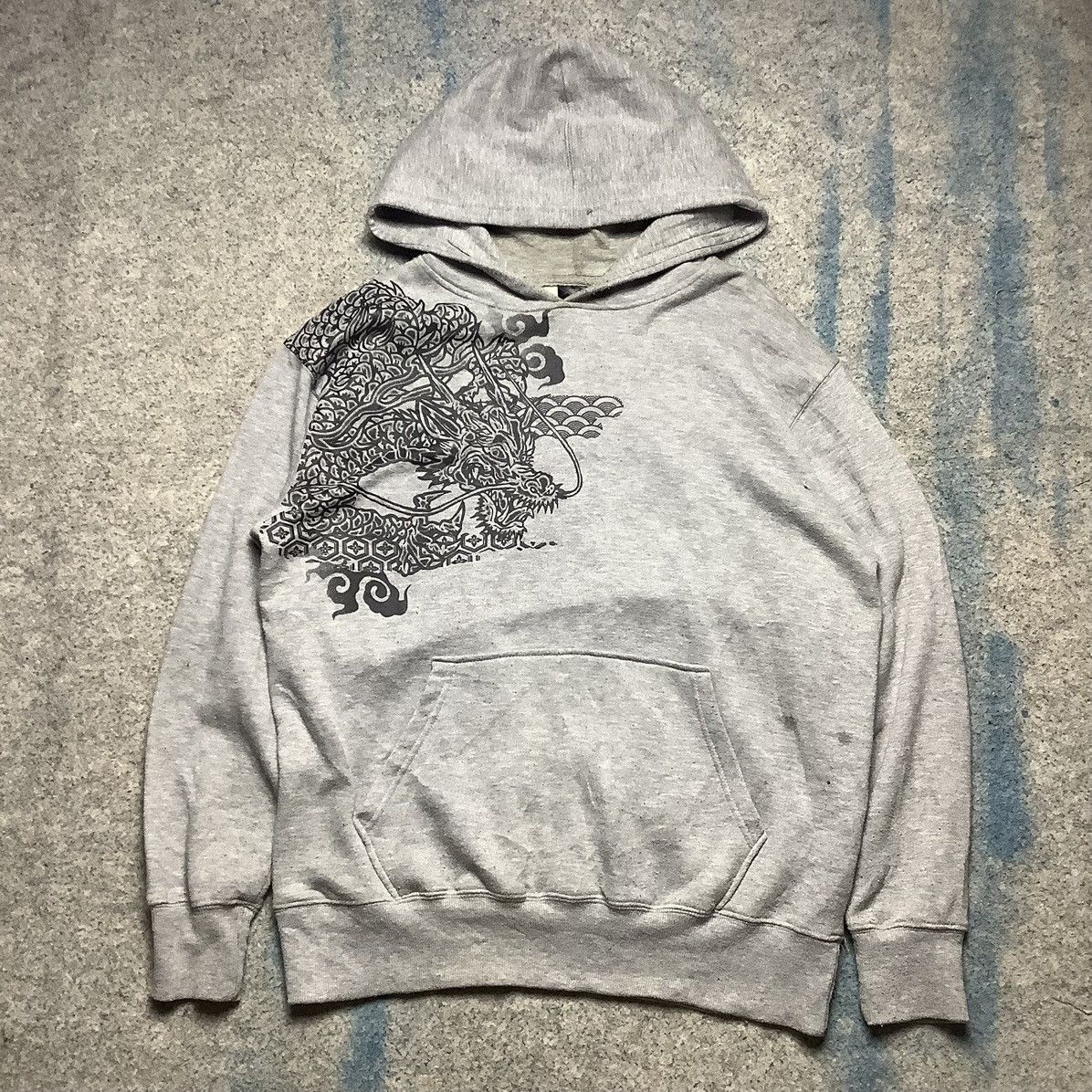 Vintage Sukajan Traditional Design Dragon Hoodie Size US L / EU 52-54 / 3 - 1 Thumbnail