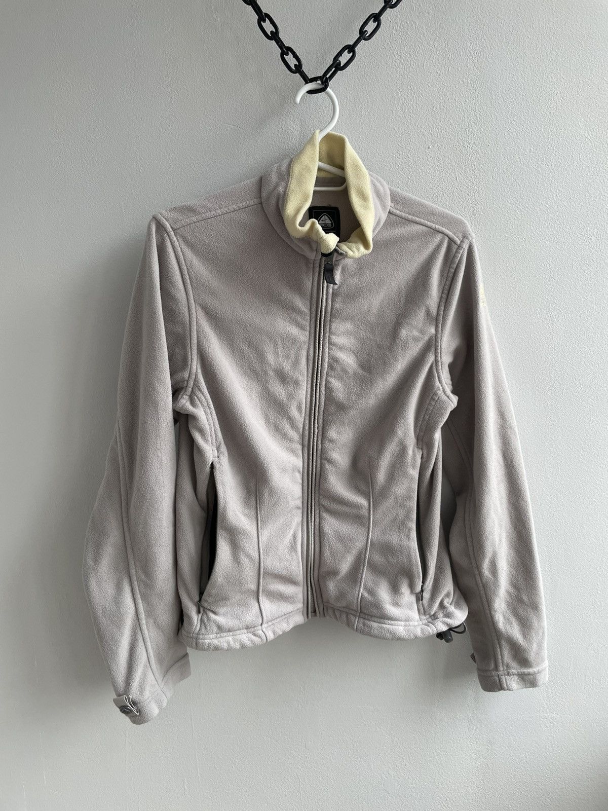 Nike ACG Nike Acg Vintage 90s Track Top Beige Fleece Zip Sweater Size M / US 6-8 / IT 42-44 - 6 Thumbnail