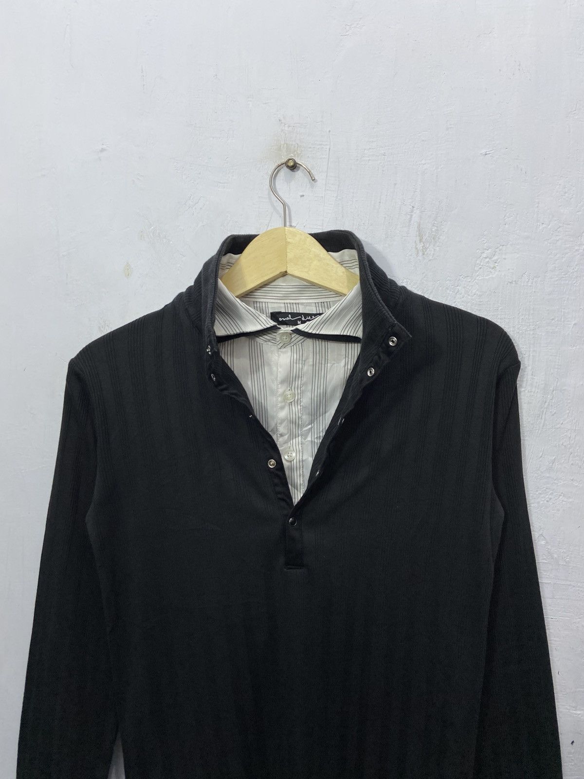 Japanese Brand Gothic Double Layer Oval Dice Long Sleeve Y2K Style Size US S / EU 44-46 / 1 - 3 Thumbnail
