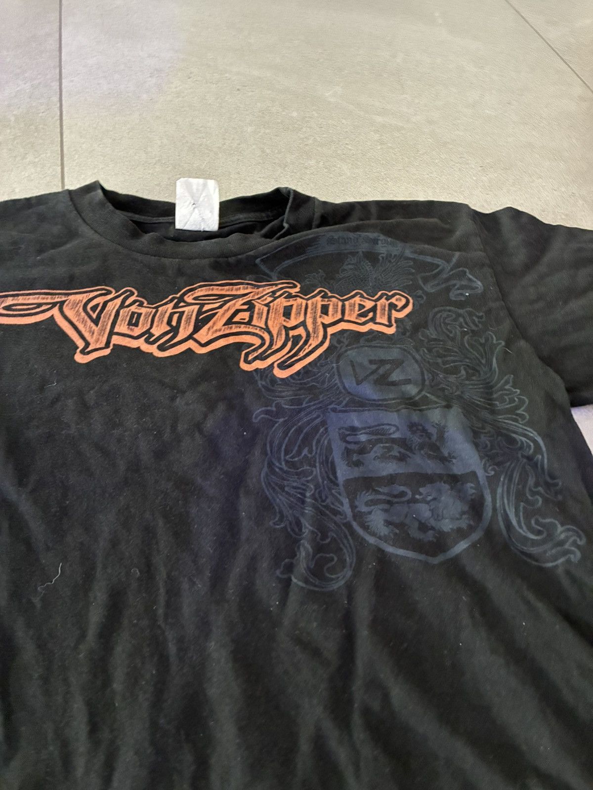 VonZipper Y2K Von Zipper Black Graphic T-Shirt Medium Logo Tee Size US M / EU 48-50 / 2 - 2 Thumbnail