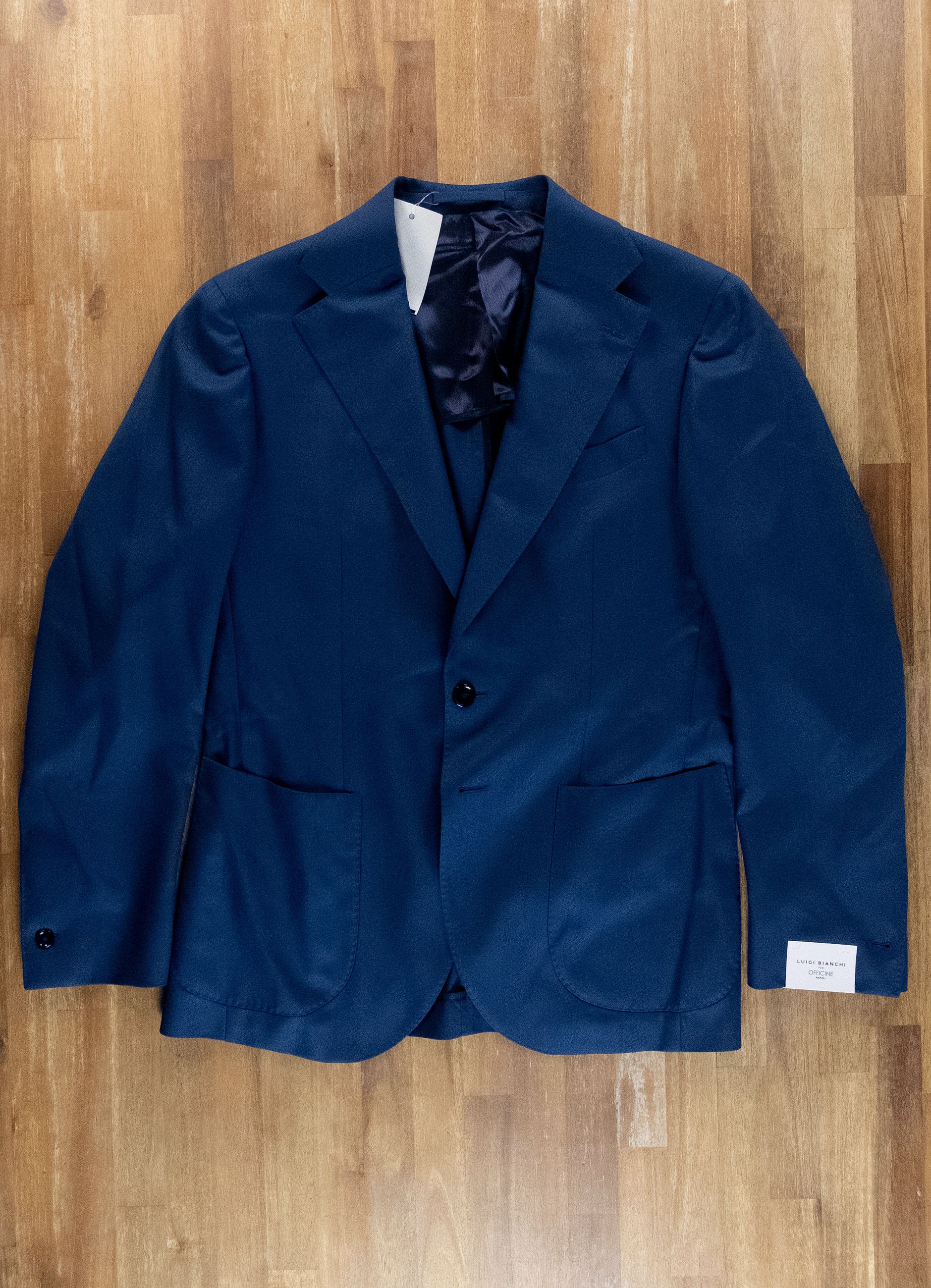 Luigi Bianchi LUIGI BIANCHI SARTORIA blue wool blazer Size 38 / Medium Size 38R - 3 Thumbnail