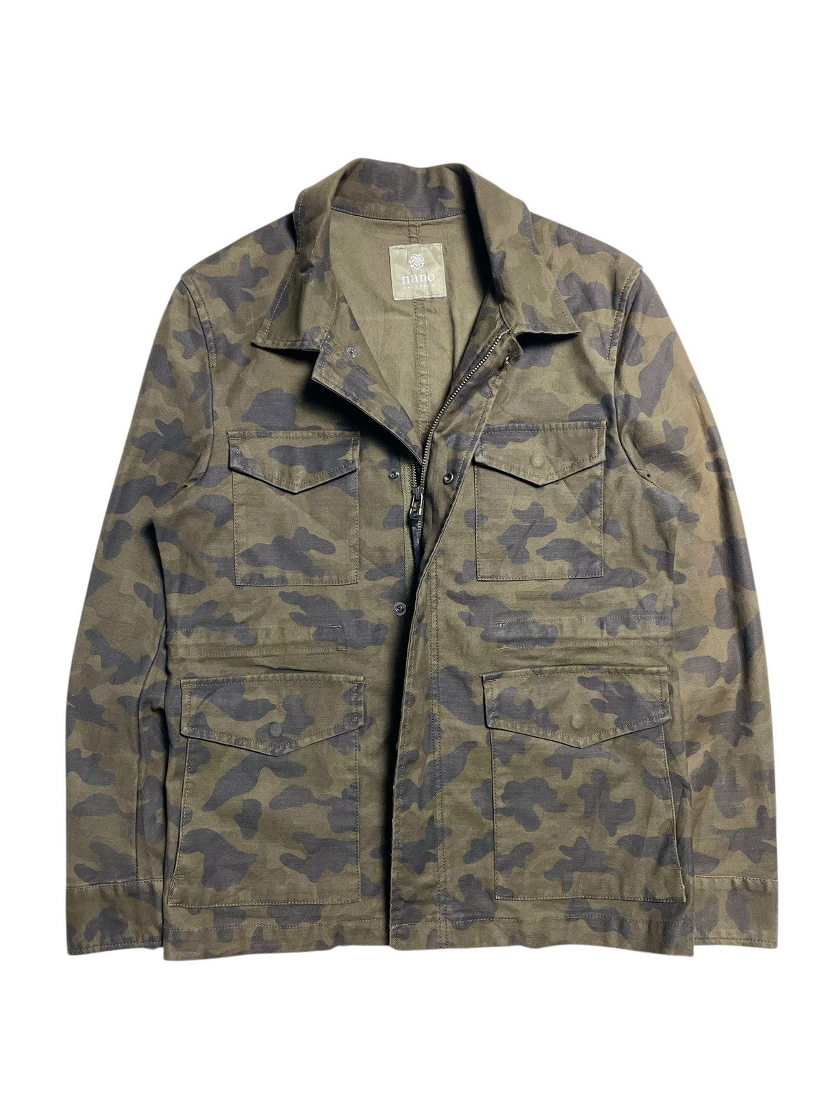 NANO universe 2000’s Nano Universe - Camo Pattern Work Jacket Size US S / EU 44-46 / 1 - 4 Thumbnail