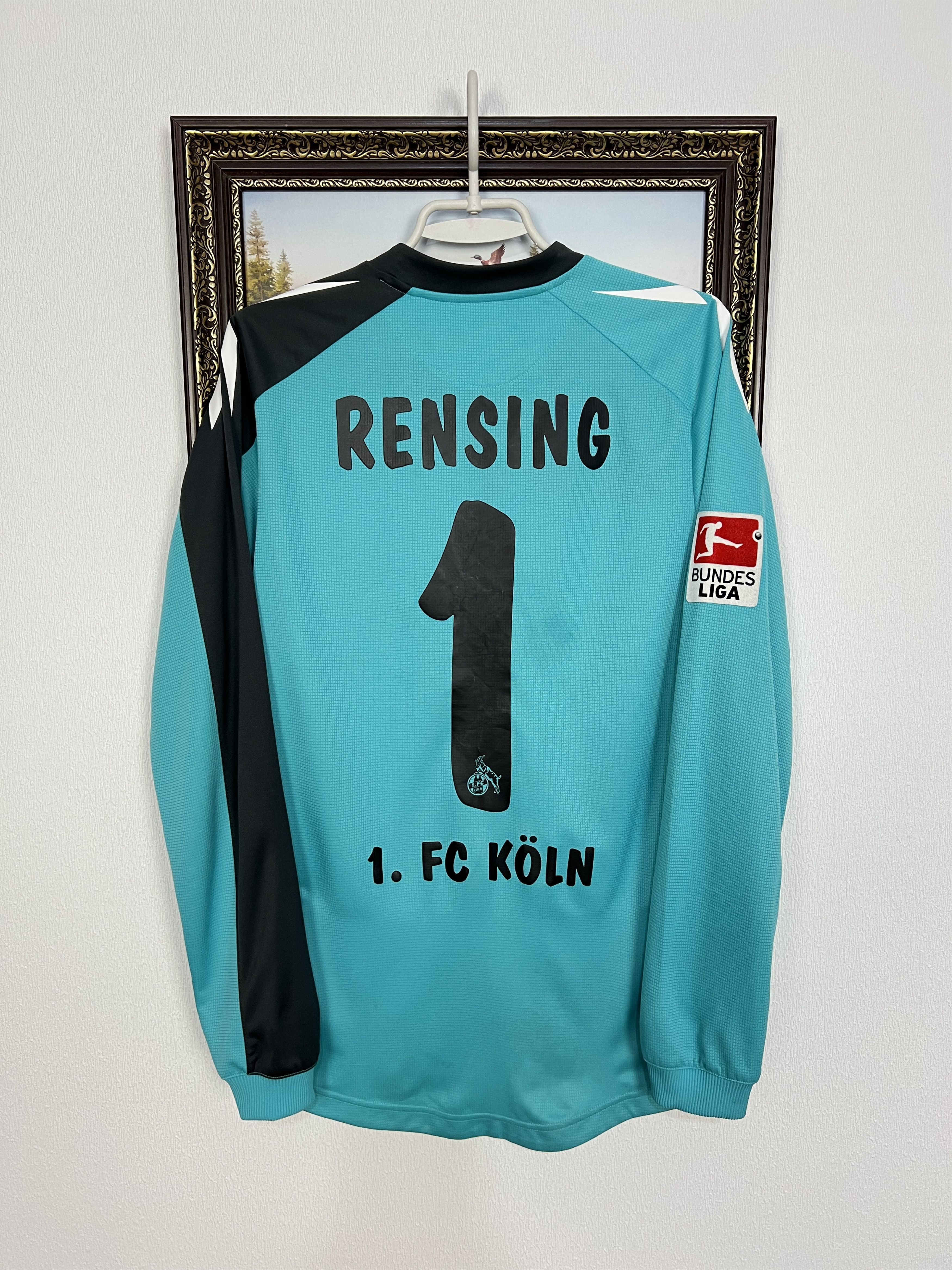 Reebok Koln Goalkeeper football shirt Soccer #1 Rensing Jersey Size US S / EU 44-46 / 1 - 9 Thumbnail