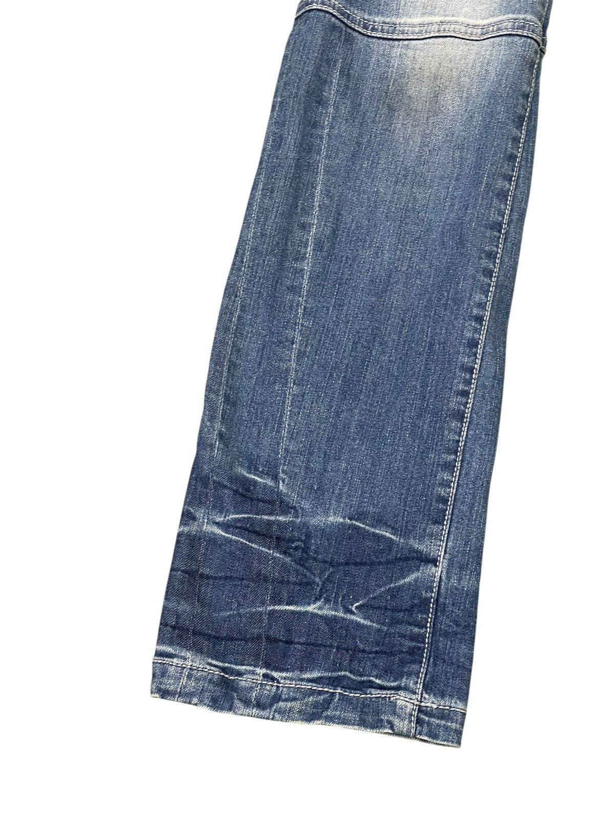 Hysteric Glamour Biker Jeans Schlussel Japan Faded Stretch Skinny 2🟦4 Size US 32 / EU 48 - 8 Thumbnail