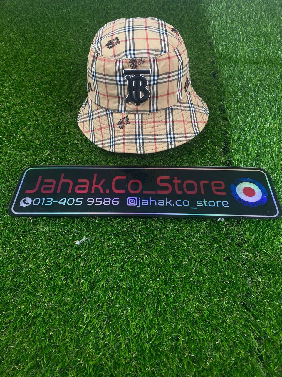 Burberry Burberry Monogram Logo Hat (CP012) Size ONE SIZE - 1 Thumbnail