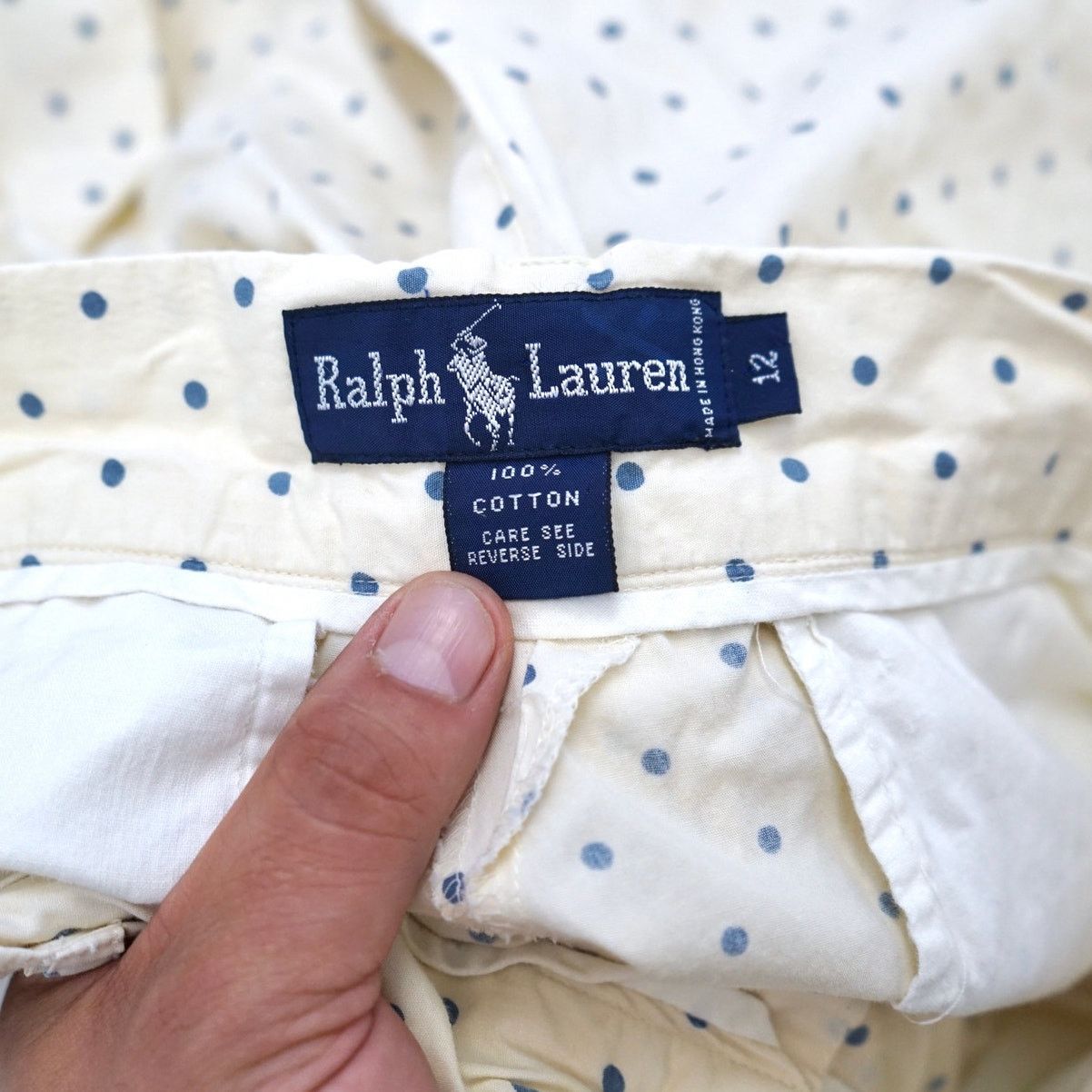 Polo Ralph Lauren × Vintage Vintage 90s Polo Ralph Lauren Bermuda Shorts Womens 12 Size 34" / US 12 / IT 48 - 4 Thumbnail