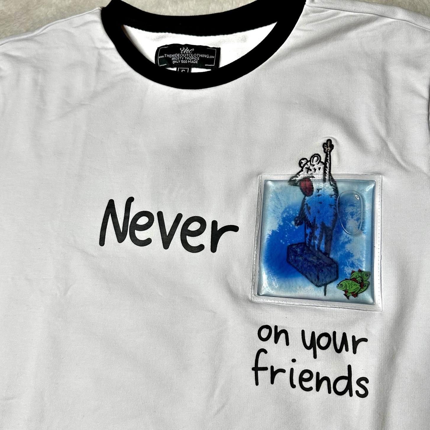 Designer NWT The Hideout Clothing Never Rat Friends Pocket Tee Men S Size US S / EU 44-46 / 1 - 3 Thumbnail