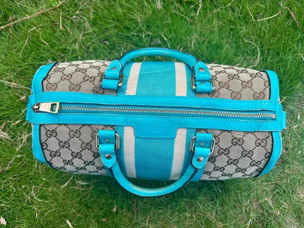 Gucci Authentic Gucci GG Monogram Boston Hand Bag Size ONE SIZE - 5 Thumbnail