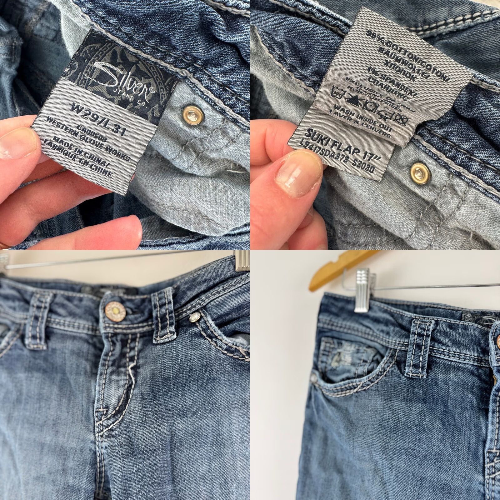Silver Jeans Co. VINTAGE? No. Size 29" - 8 Thumbnail