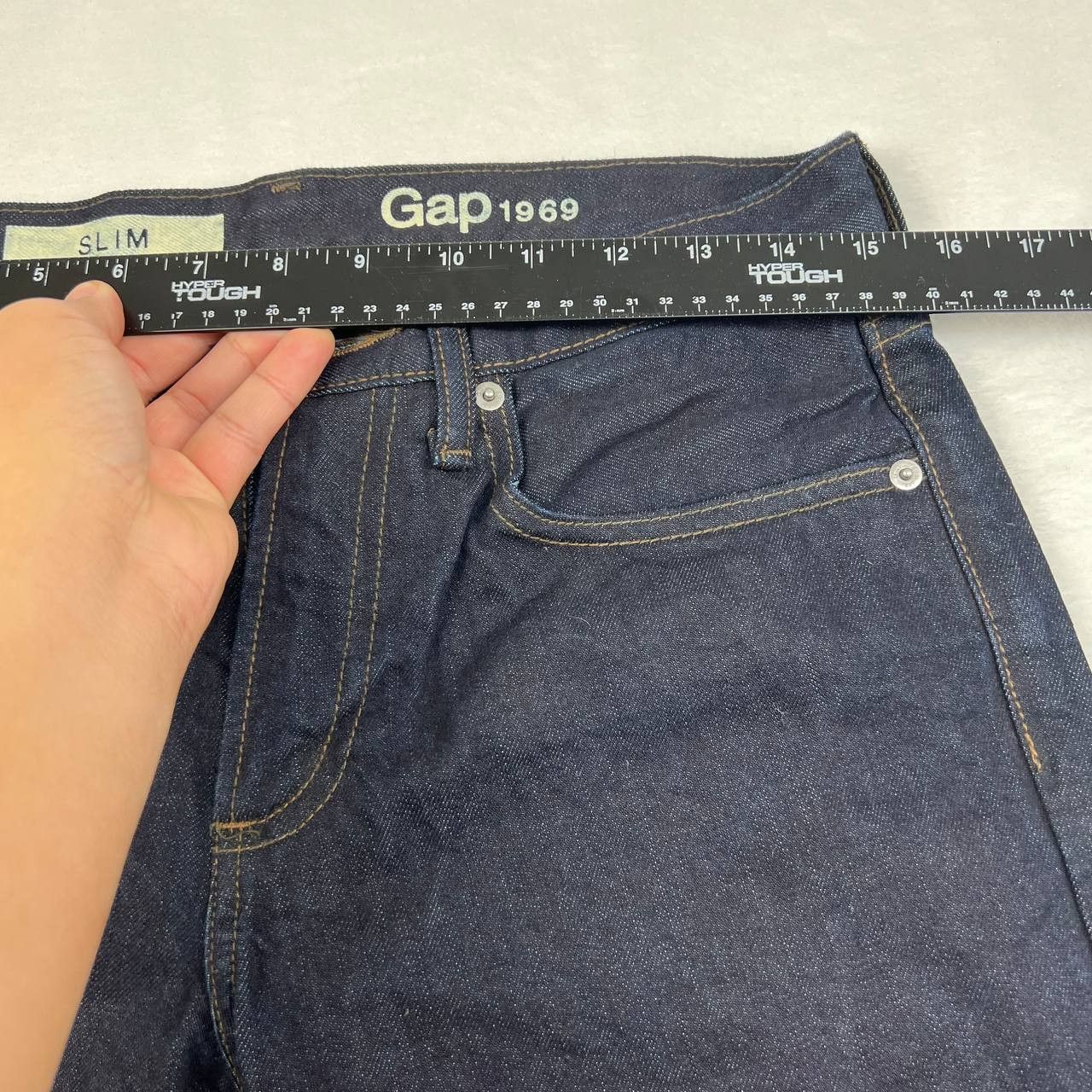 Gap Gap 1969 Jeans Men 28 x30 Black Denim Pants Slim Fit Size US 28 / EU 44 - 4 Thumbnail