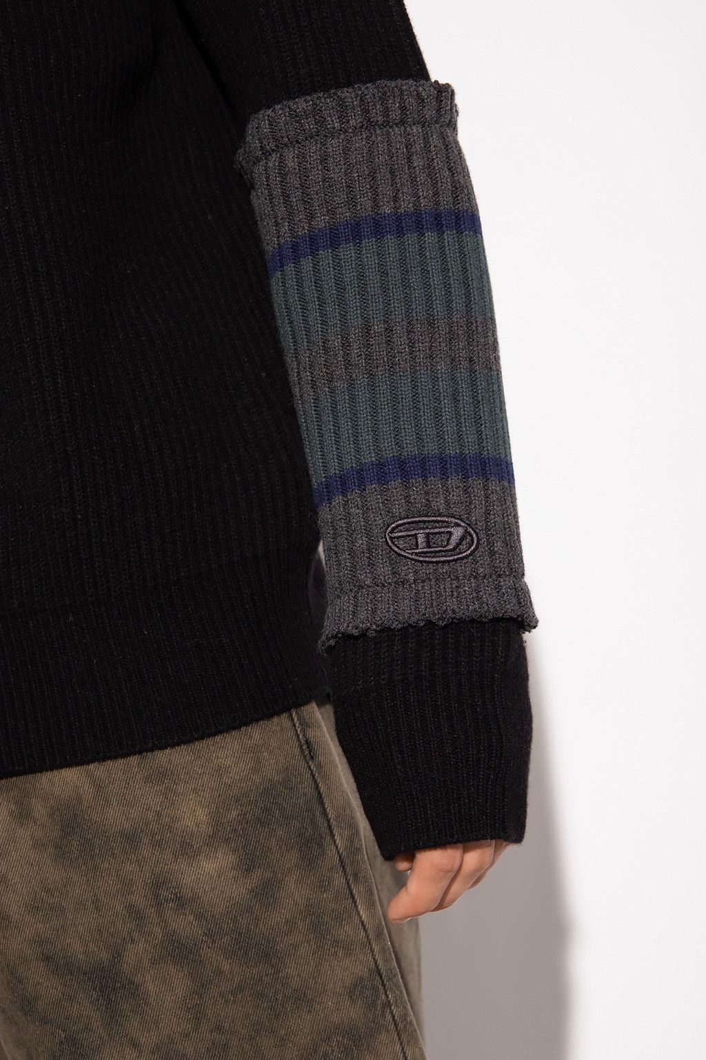 Diesel Diesel K Liff Rib Knit Wool Sweater Size US L / EU 52-54 / 3 - 9 Thumbnail
