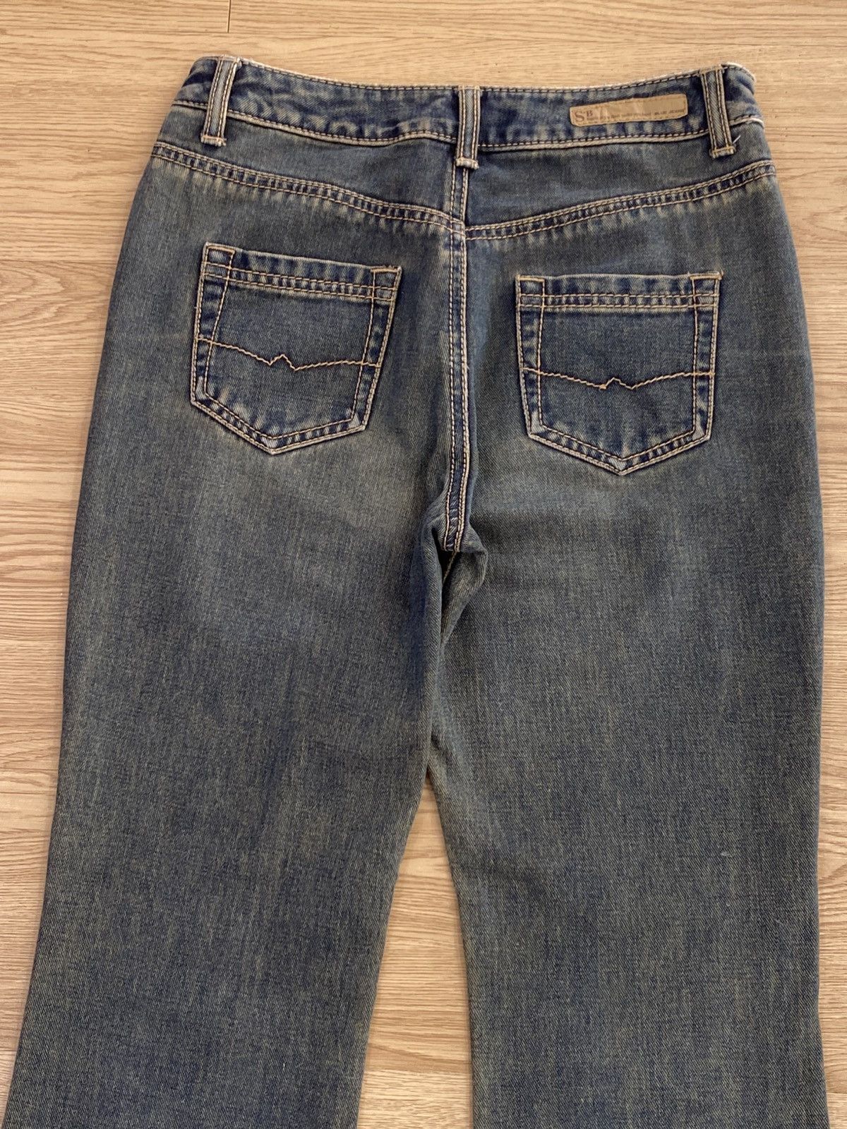 Japanese Brand Japanese Brand Grunge Flare Jeans Size US 28 / EU 44 - 4 Thumbnail