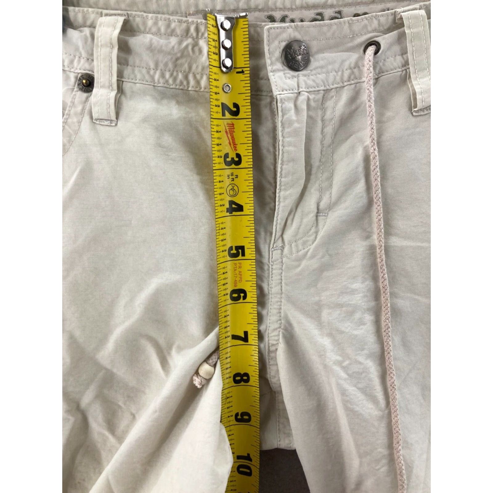 Vintage VINTAGE Mudd Jeans Cropped Capri Cargo Low Rise Womens Size 1 Khaki Y2K Size 25" / US 0 / IT 36 - 5 Thumbnail