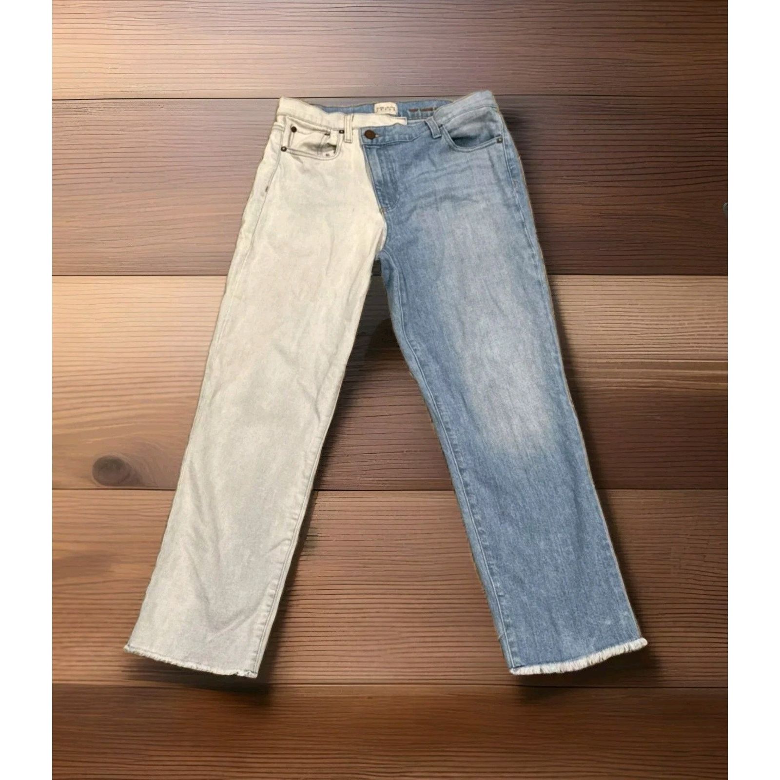 Alice + Olivia Alice & Olivia amazing asymmetrical Two Tone slim straight Size 24" / US 00 / IT 34 - 5 Thumbnail