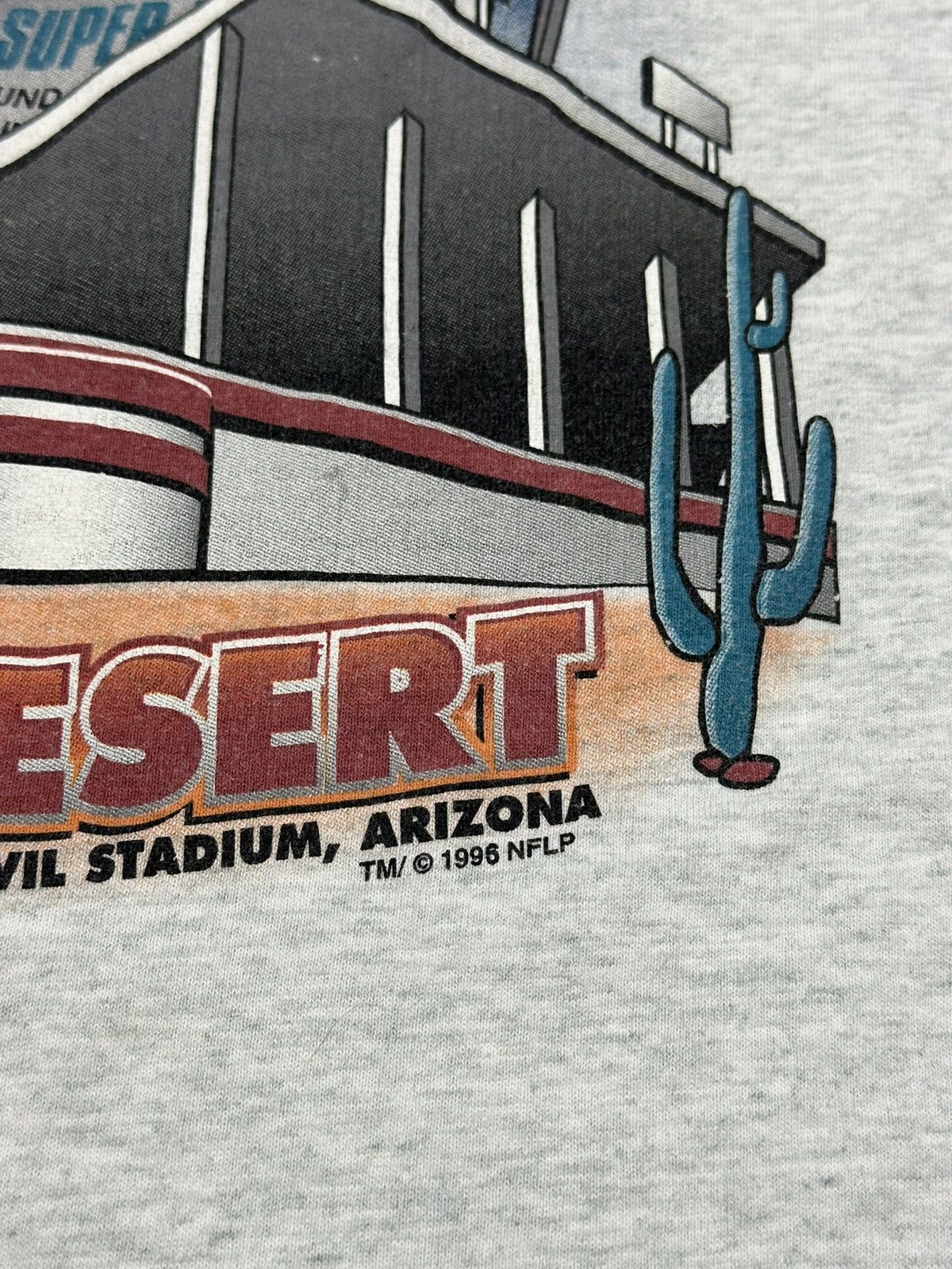 NFL × Salem Sportswear × Vintage Vintage Steelers Cowboys Duel In Desert Super Bowl XXX Tee Size US XL / EU 56 / 4 - 6 Thumbnail