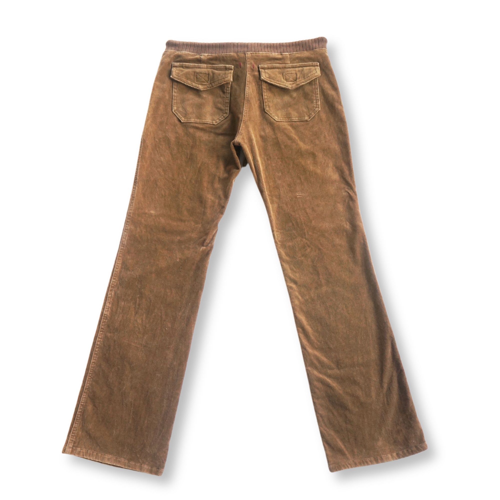 Japanese Brand Brown Drawstring Corduroy Size 30" / US 8 / IT 44 - 2 Thumbnail