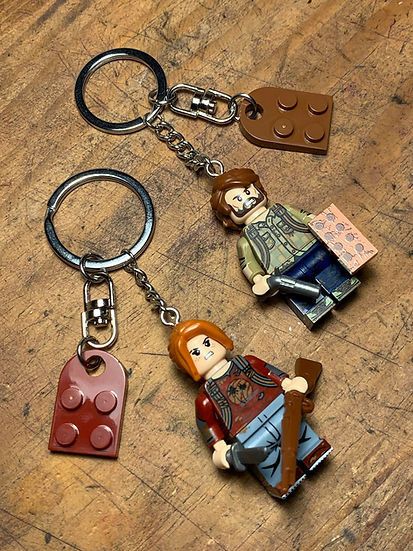 Other the last of us 2 minifigure matching keychain ellie joel Size ONE SIZE - 3 Thumbnail