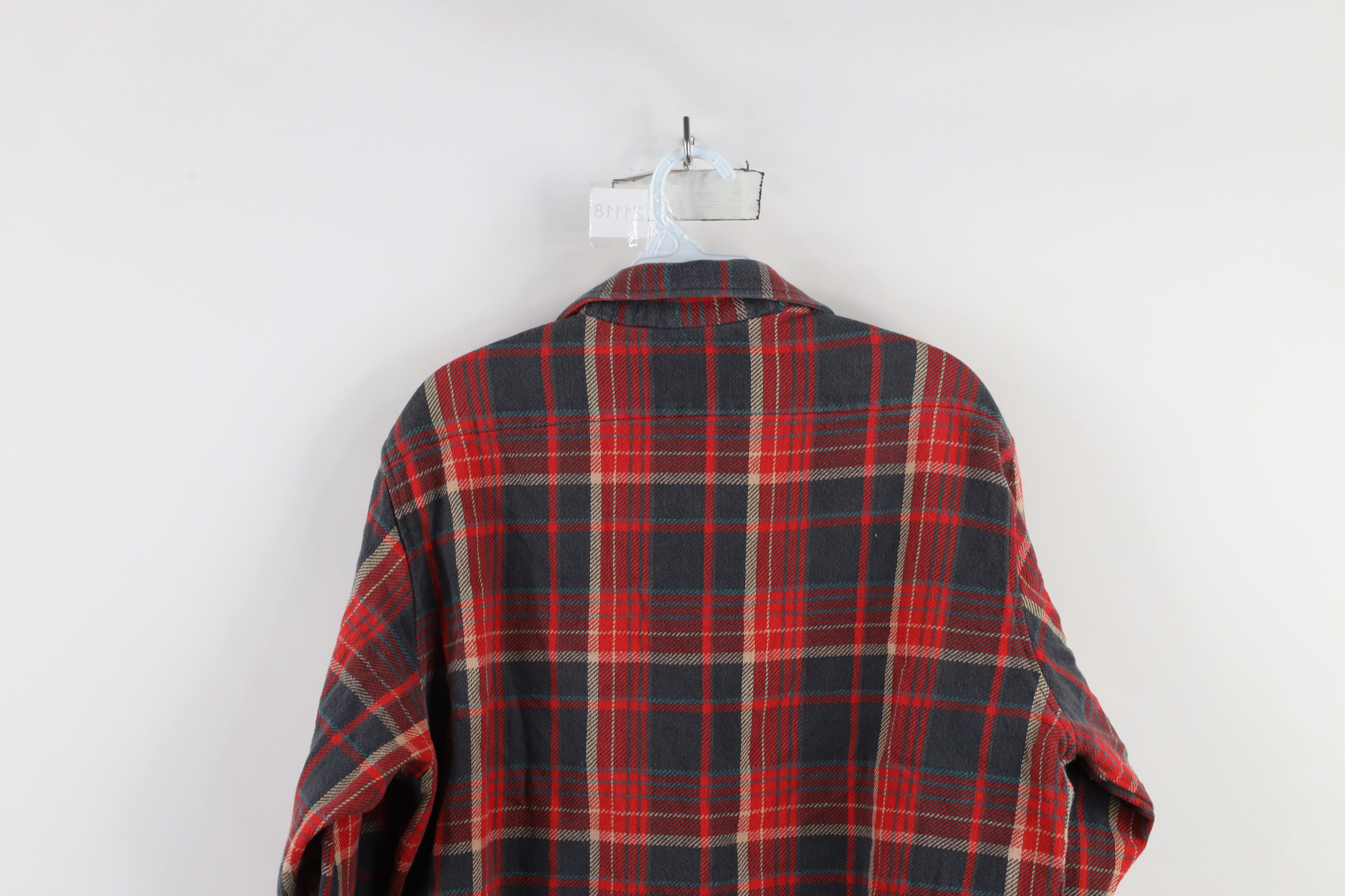 Vintage Vintage 70s Streetwear Heavyweight Button Shirt Plaid Size US L / EU 52-54 / 3 - 12 Thumbnail