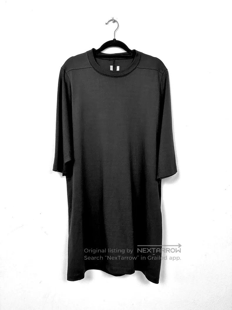 Rick Owens Rick Owens 2015 SS Long Black Crew Neck short sleeves Size US L / EU 52-54 / 3 - 1 Thumbnail