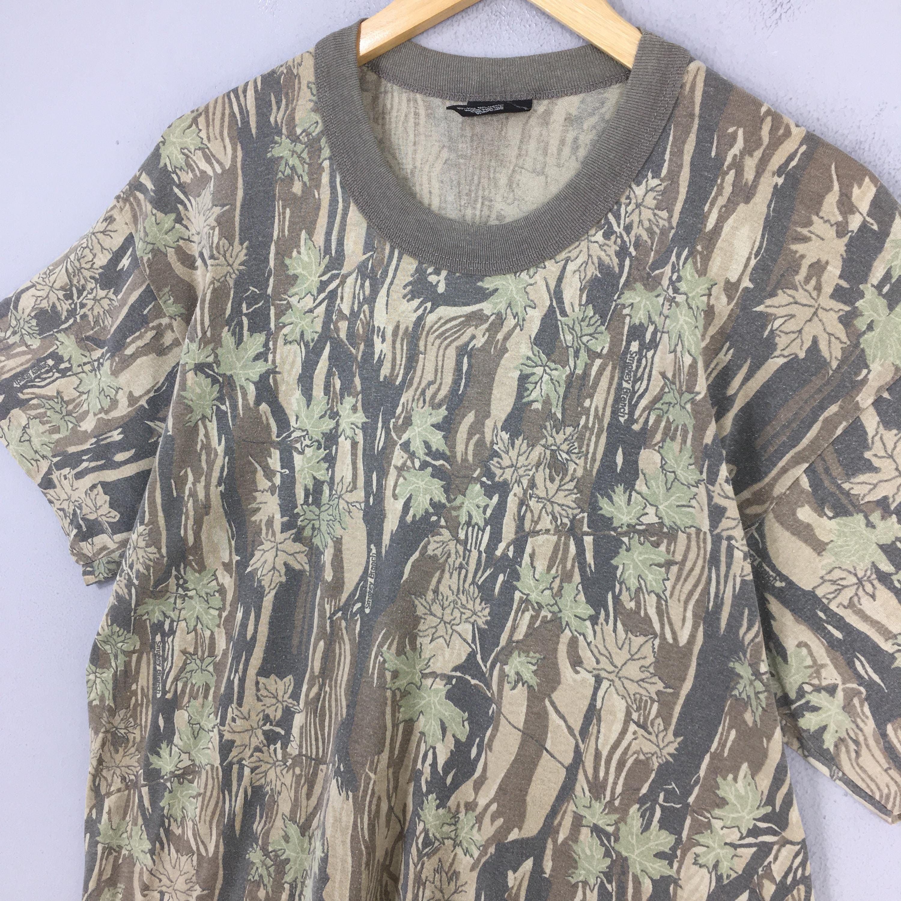 Vintage Vintage 90s Rothco Mossy Oak Tree Camo Tshirt XLarge Size US XL / EU 56 / 4 - 3 Thumbnail