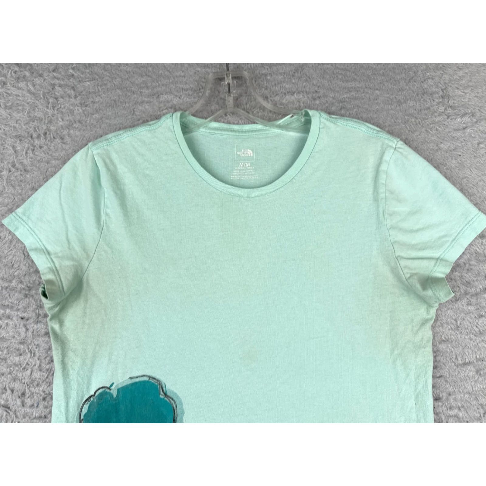 The North Face VINTAGE The North Face Women's T-Shirt Crew Neck Casual Cotton Blue 90s Outdoor Size M / US 6-8 / IT 42-44 - 4 Thumbnail