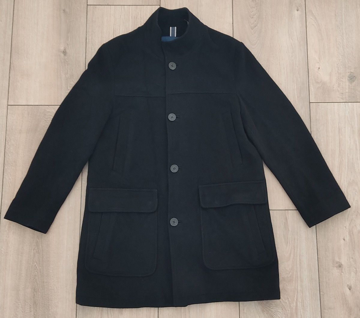 Cole Haan Cole Haan Mens Four Button Wool Coat - Size L Size US L / EU 52-54 / 3 - 1 Thumbnail