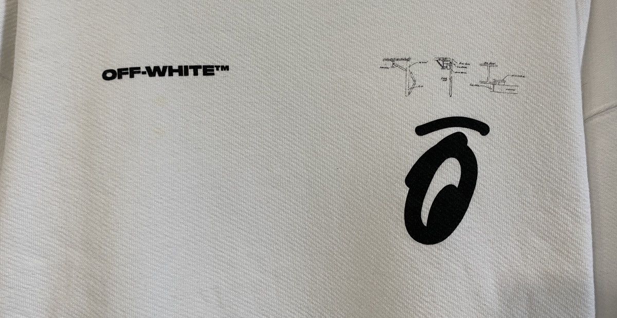 Off-White Off-White Split Halftone Arrows Oversized Crew Sweatshirt Size US L / EU 52-54 / 3 - 2 Thumbnail