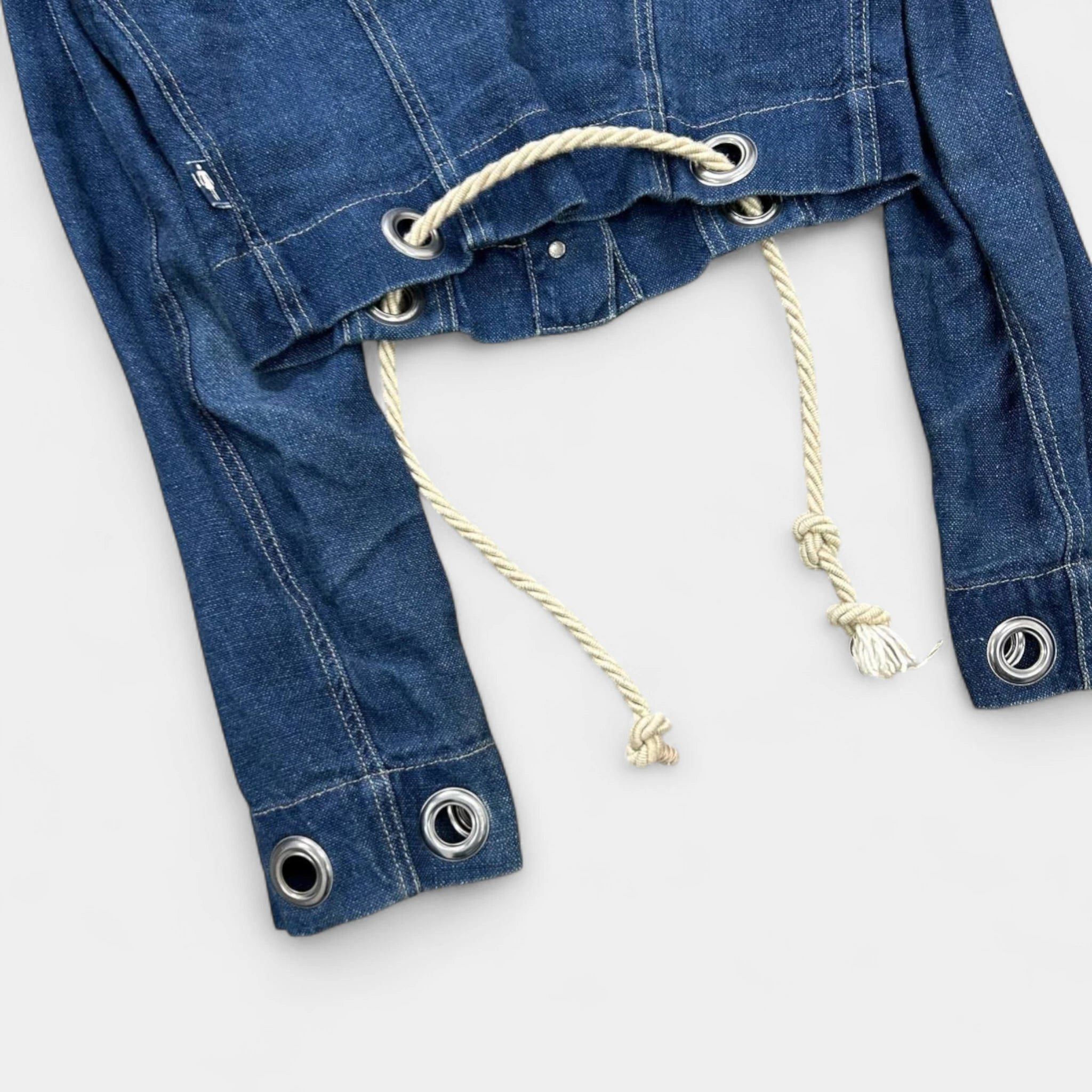 Jean Paul Gaultier Jean Paul Gaultier 90's Rope Denim Jacket Size US S / EU 44-46 / 1 - 5 Thumbnail